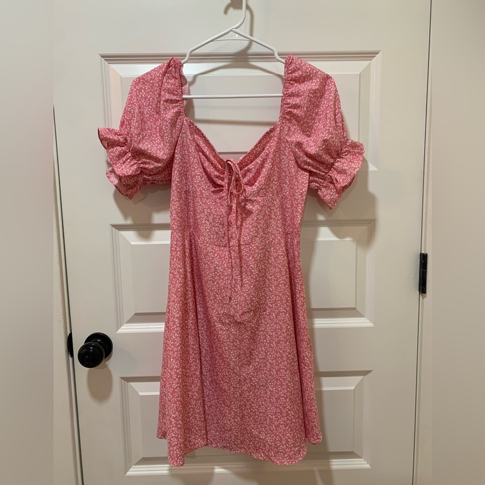 SHEIN Floral Dress/ C: Pink/White/ S: Medium